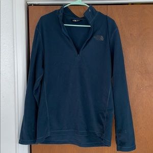 North face fleece quarter-zip